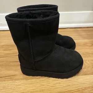 UGG Kids Classic Black Boots